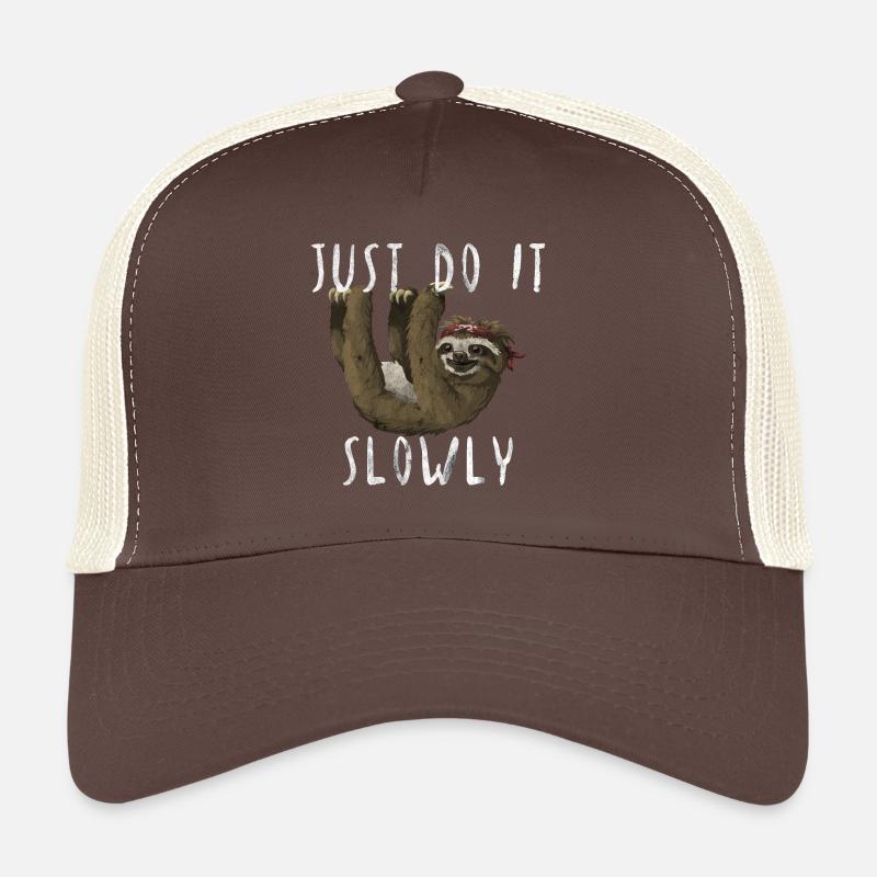 Il suffit de le faire Sloth lentement idée cadeau Casquette trucker 