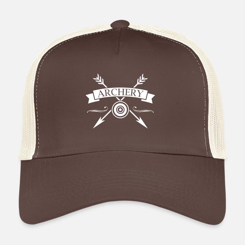 Bogenschütze Bogen Zielscheibe Bogensport Geschenk Trucker Cap