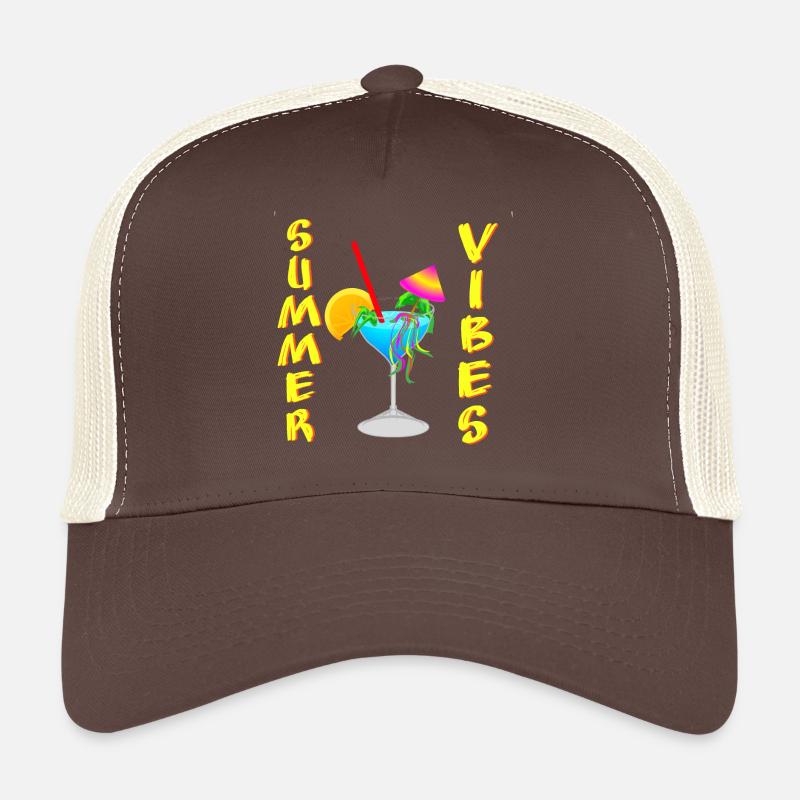 Cocktail Summer Vibes Trucker Cap