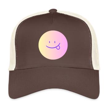 Smile Groovy Modern - Trucker Cap - Braun/Beige - Vorne