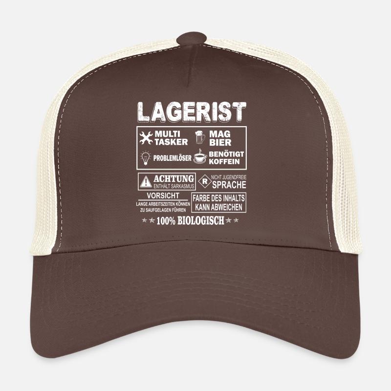 Lagerist - Trucker Cap - Braun/Beige