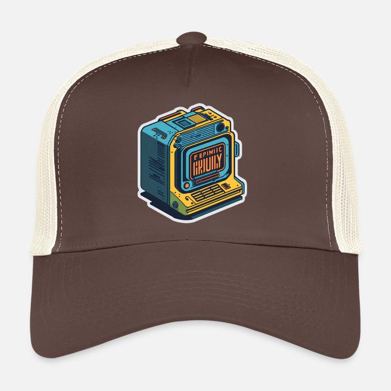 Ordinateur rétro Casquette trucker 