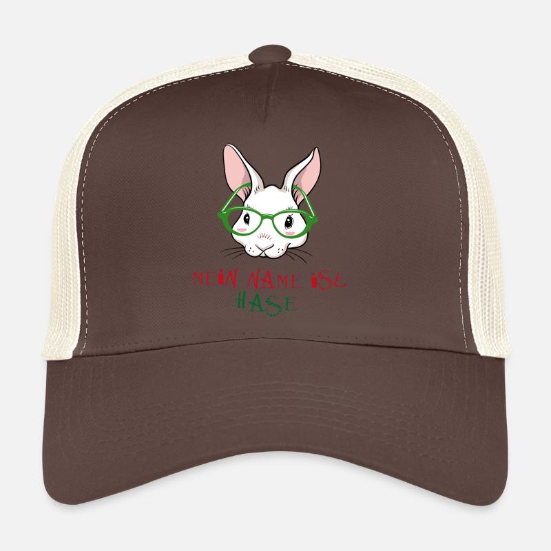 Mein Name ist Hase - Trucker Cap - Braun/Beige
