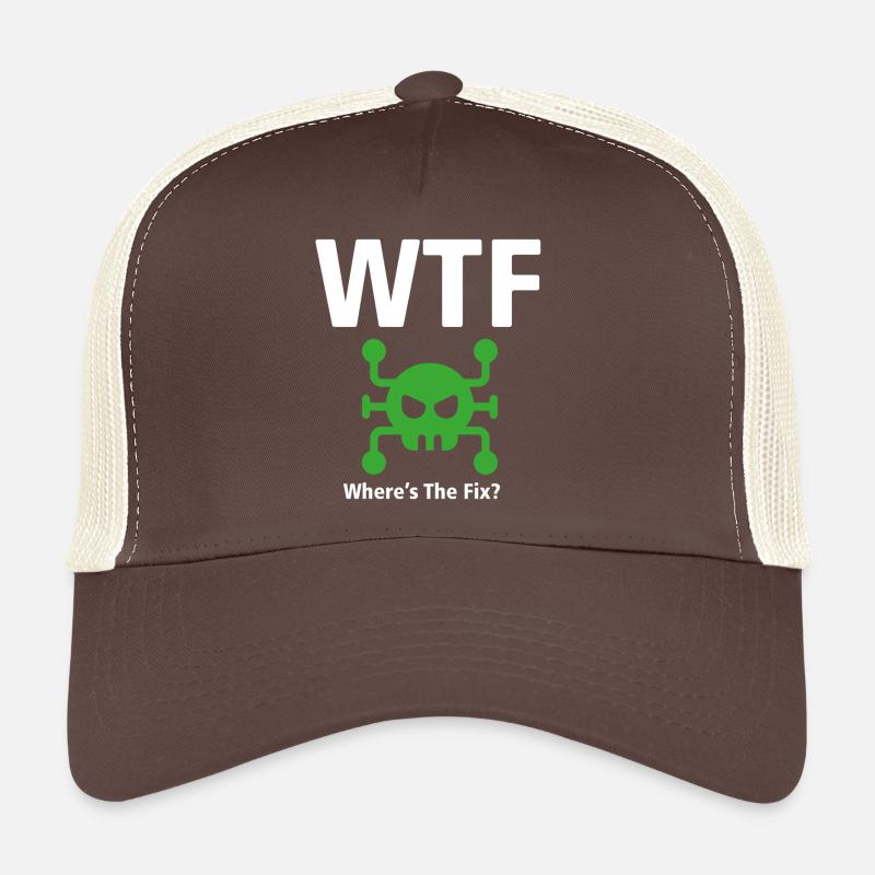 T-shirt WTF - Où est la solution ? (Programmateurs) Casquette trucker 