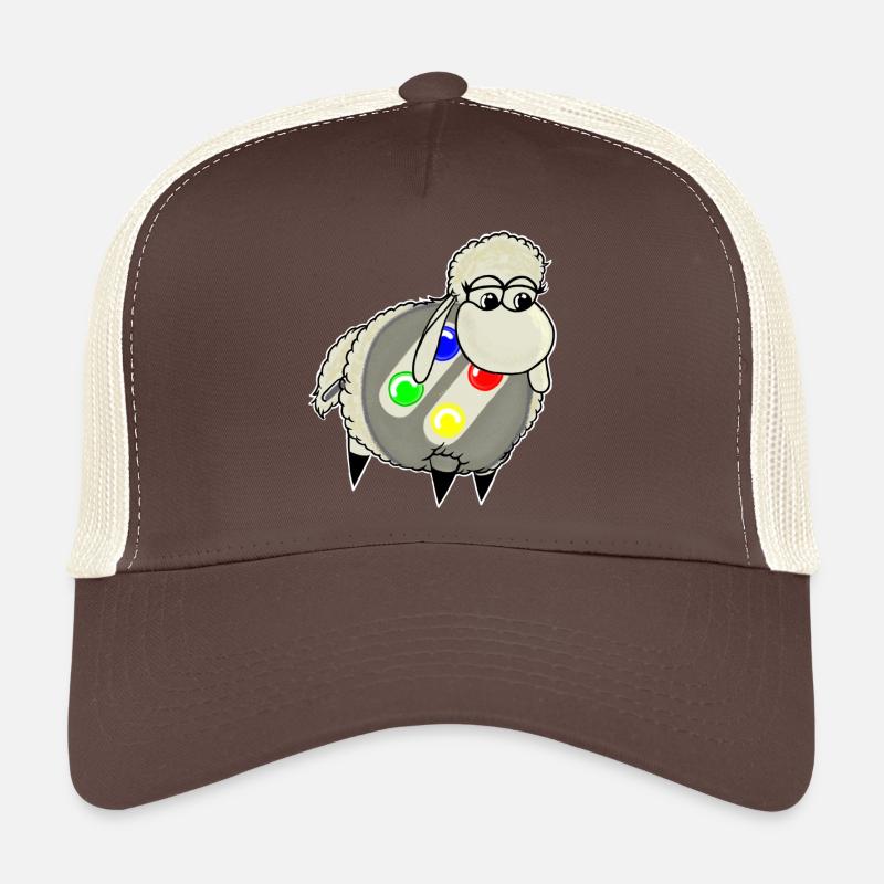 Wolly Sheepling Coussin rétro Casquette trucker 