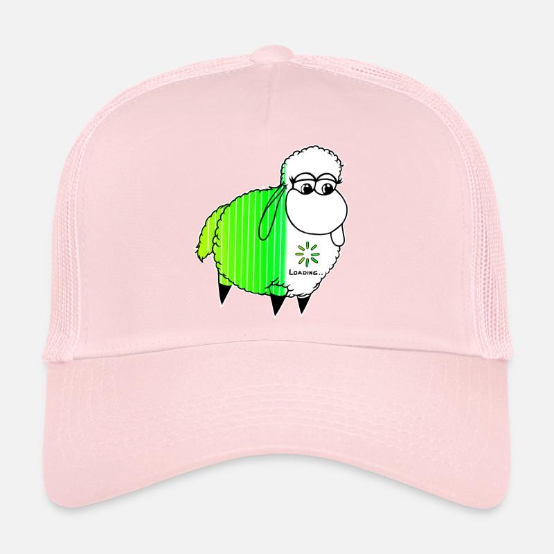 Wolly Sheepling Loading Beam Sheep Gaming Trucker Cap