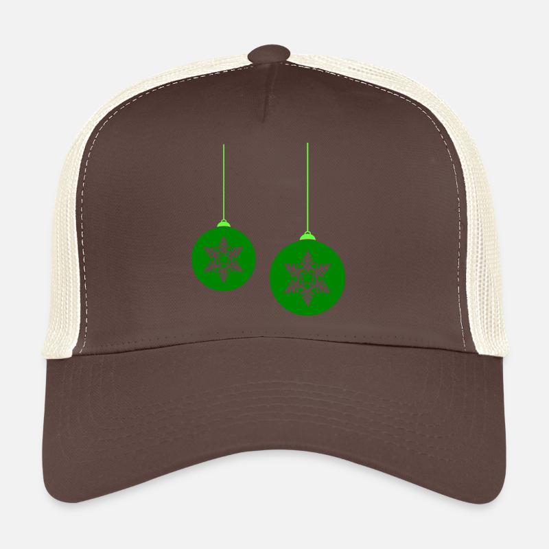 Boule de Noël Étoile 2 Casquette trucker 