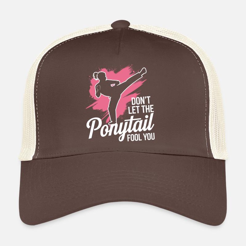 Queue de cheval avec puissance Casquette trucker 