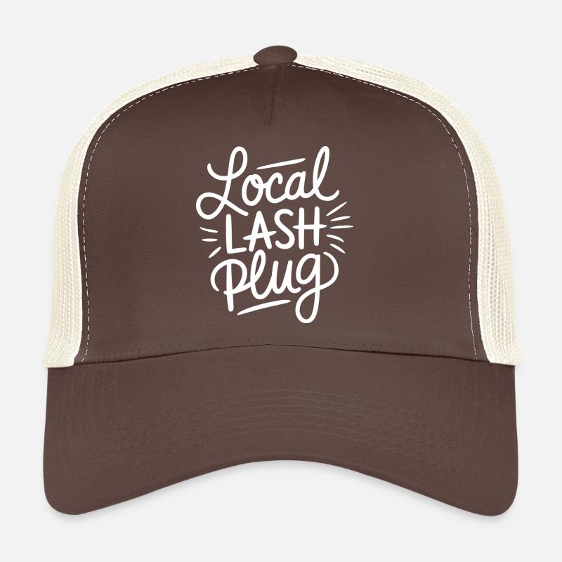 Eyelashes that impress - Trucker Cap - brown/beige