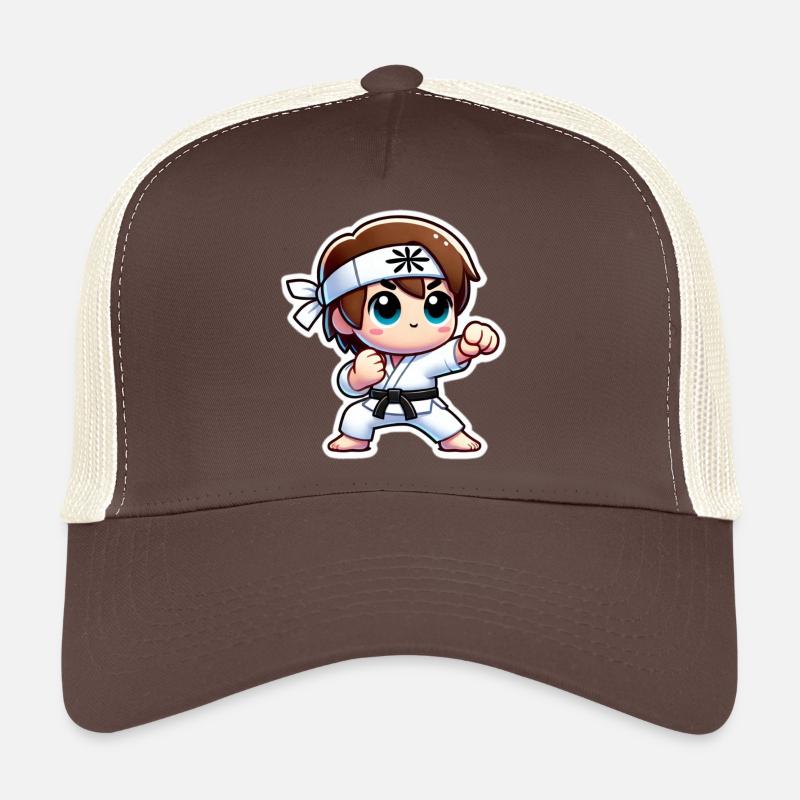 Kriegerkind mit Karate-Outfit Trucker Cap