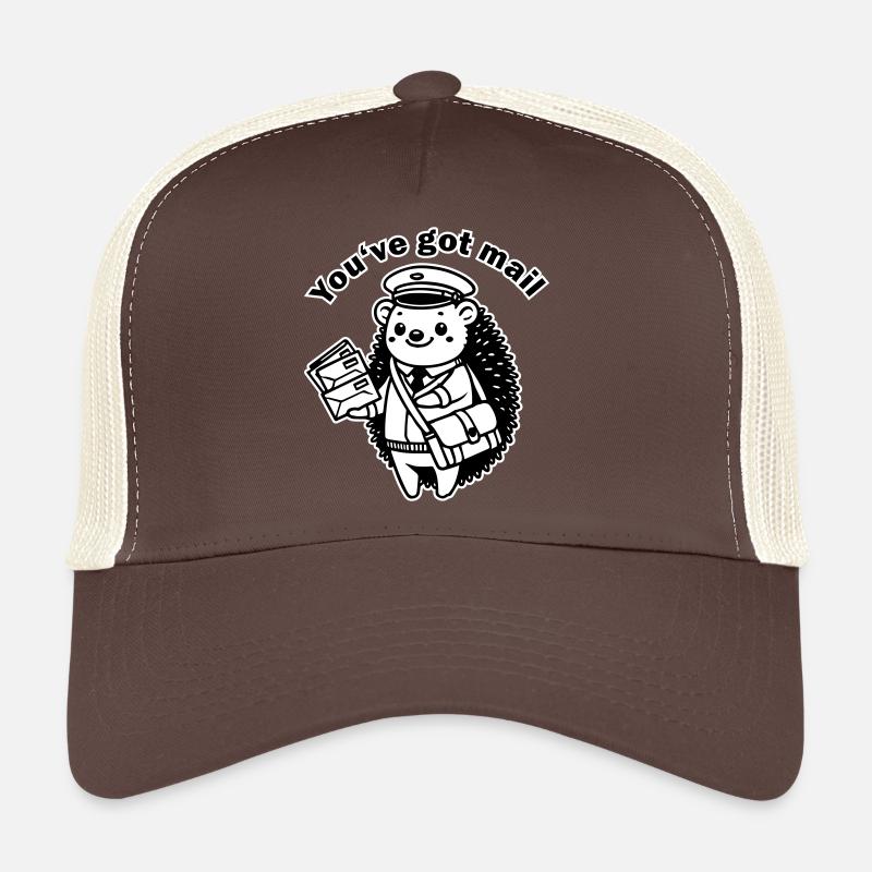 Postbote Igel - "Du hast Post" Design Trucker Cap