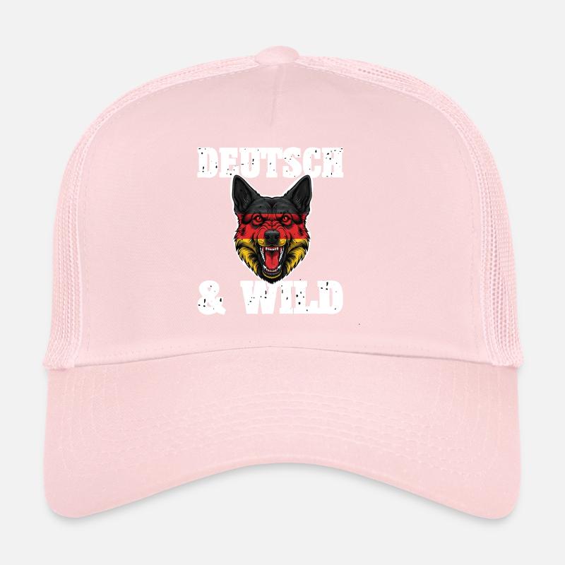 Wilder Schäferhund Trucker Cap
