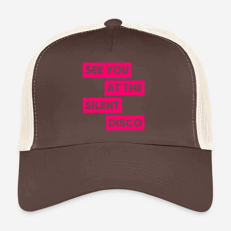 On se voit au Silent Disco Casquette trucker 