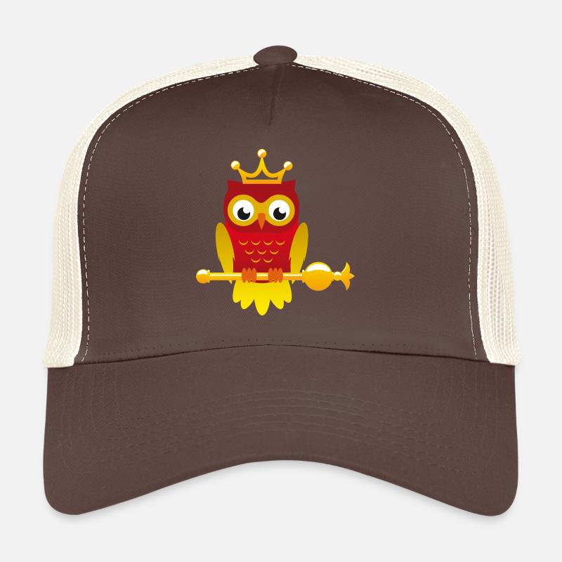 König Eule mit Zepter Trucker Cap