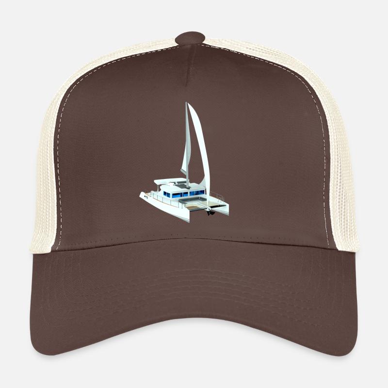 Katamaran 3D - Trucker Cap - Braun/Beige