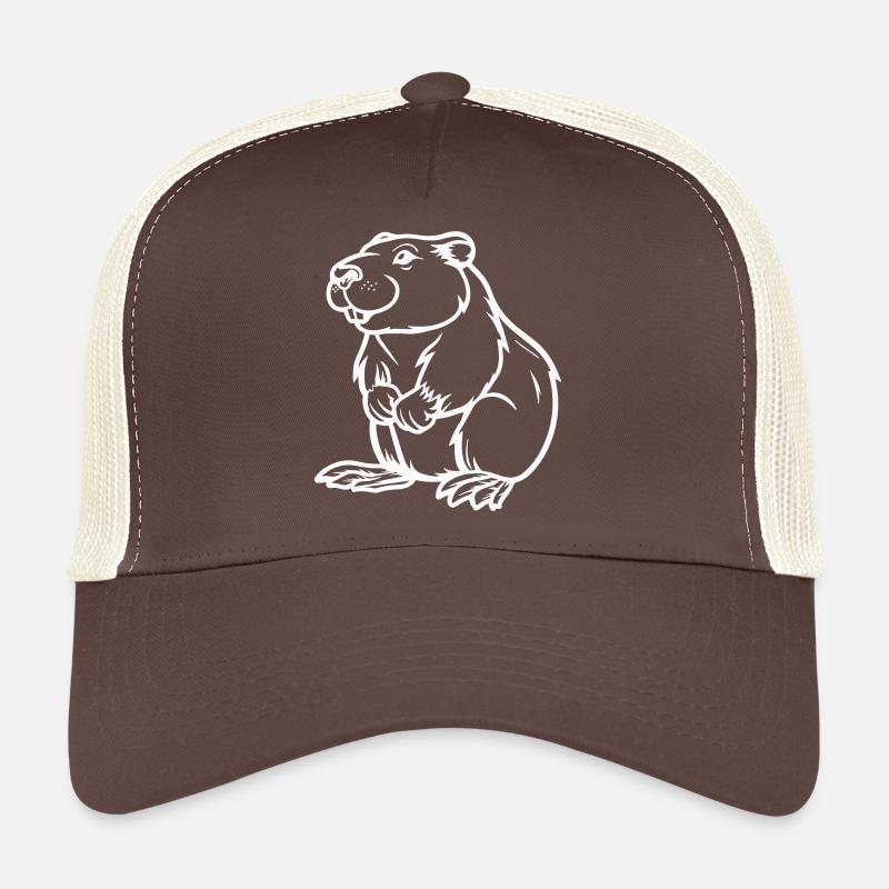 Hamster Comic Animal Trucker Cap