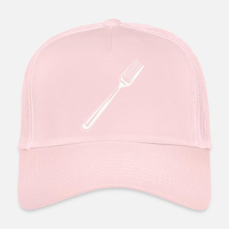 fork cutlery icon Trucker Cap