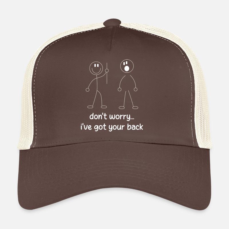 Ich stehe hinter dir. Trucker Cap