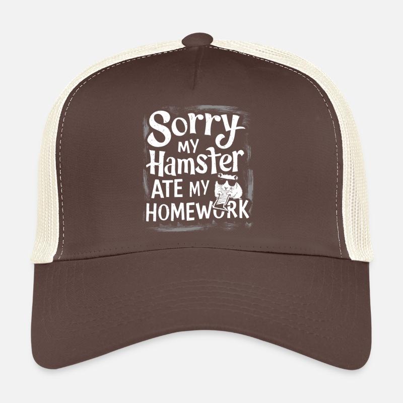 Humorous design for hamster lovers Trucker Cap