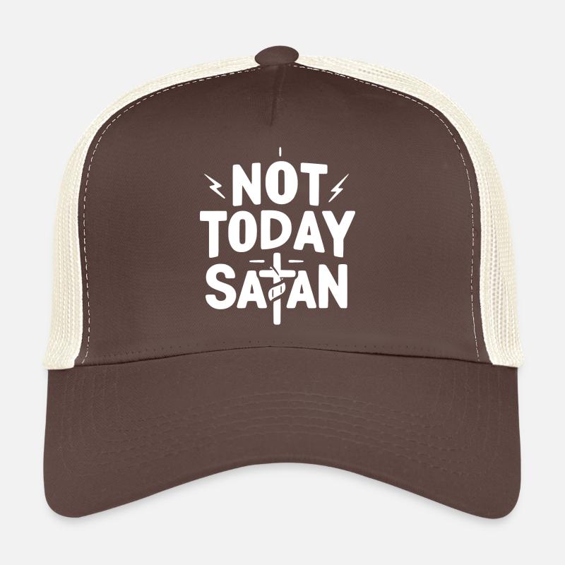 Nicht heute Satan Trucker Cap