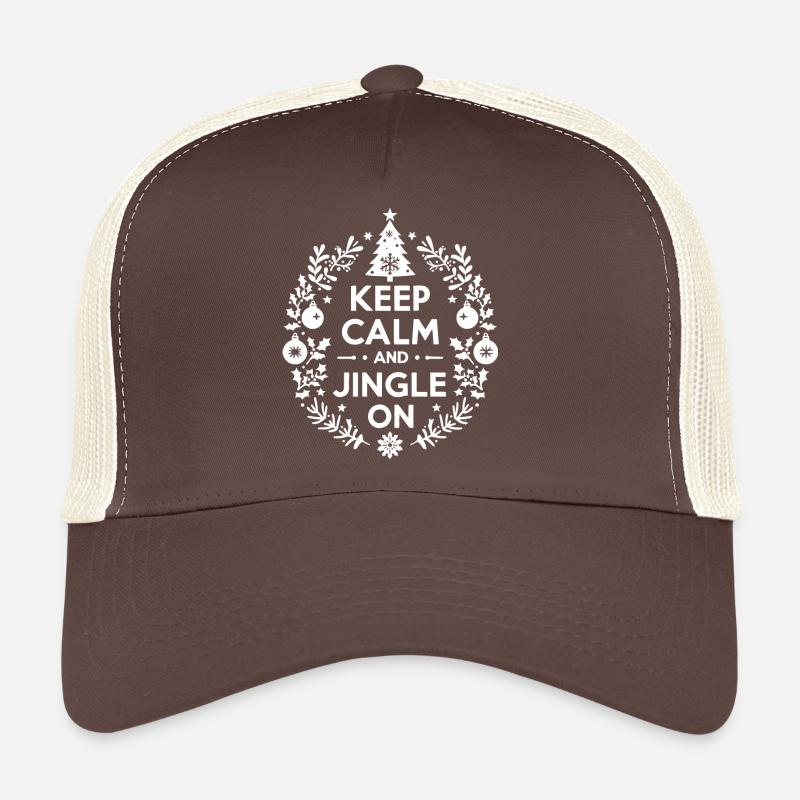 Keep Calm and Jingle On Trucker Cap