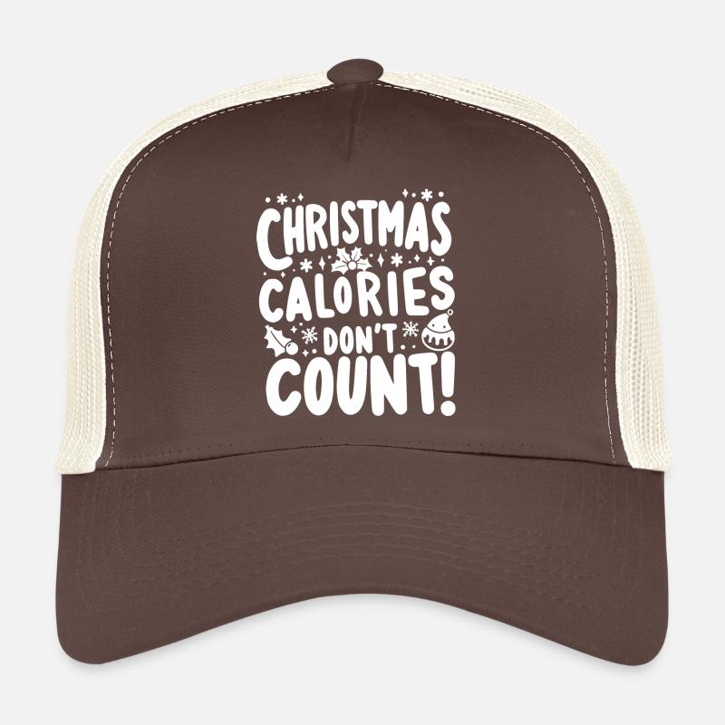 Christmas Calories Don’t Count Trucker Cap