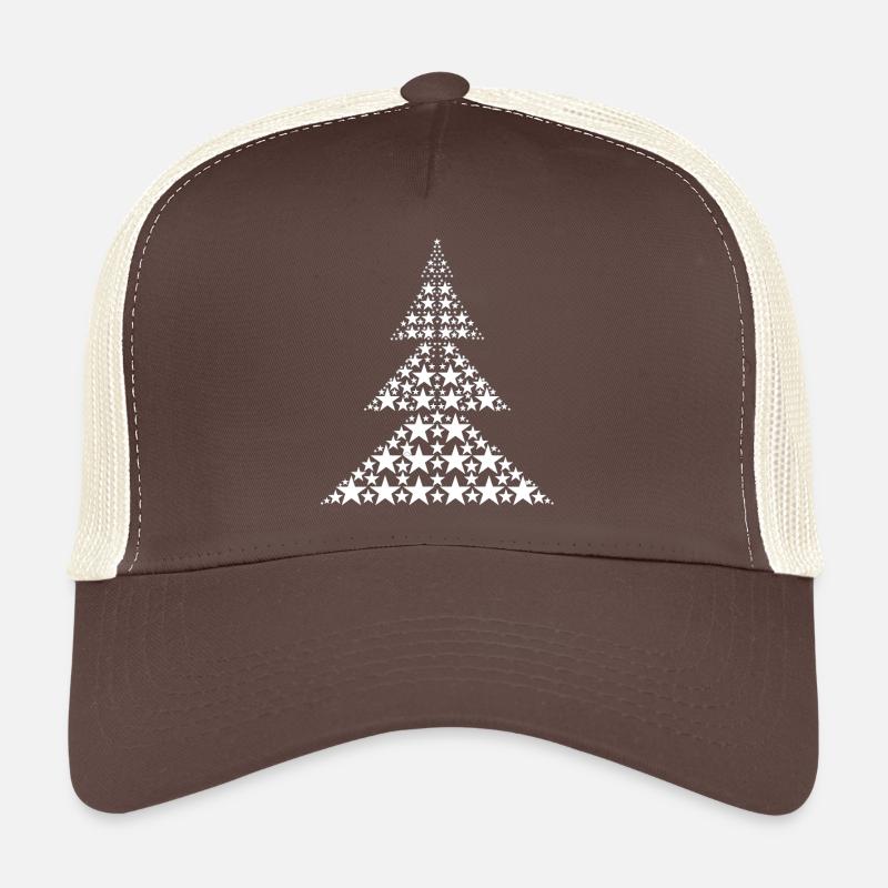 Weißer Tannenbaum Trucker Cap