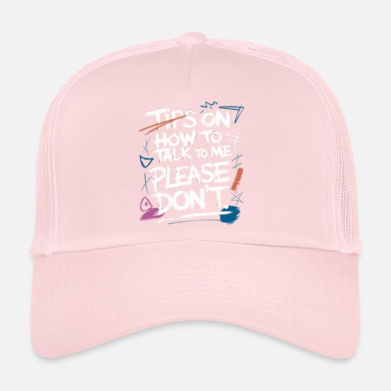 Introverted and conversation-free Trucker Cap