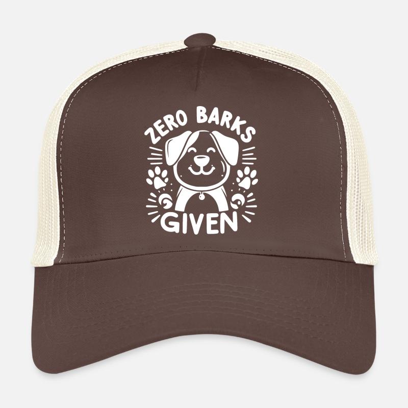 Zéro aboiement donné Casquette trucker 