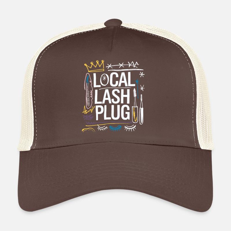 Cils glamour d’un professionnel Casquette trucker 