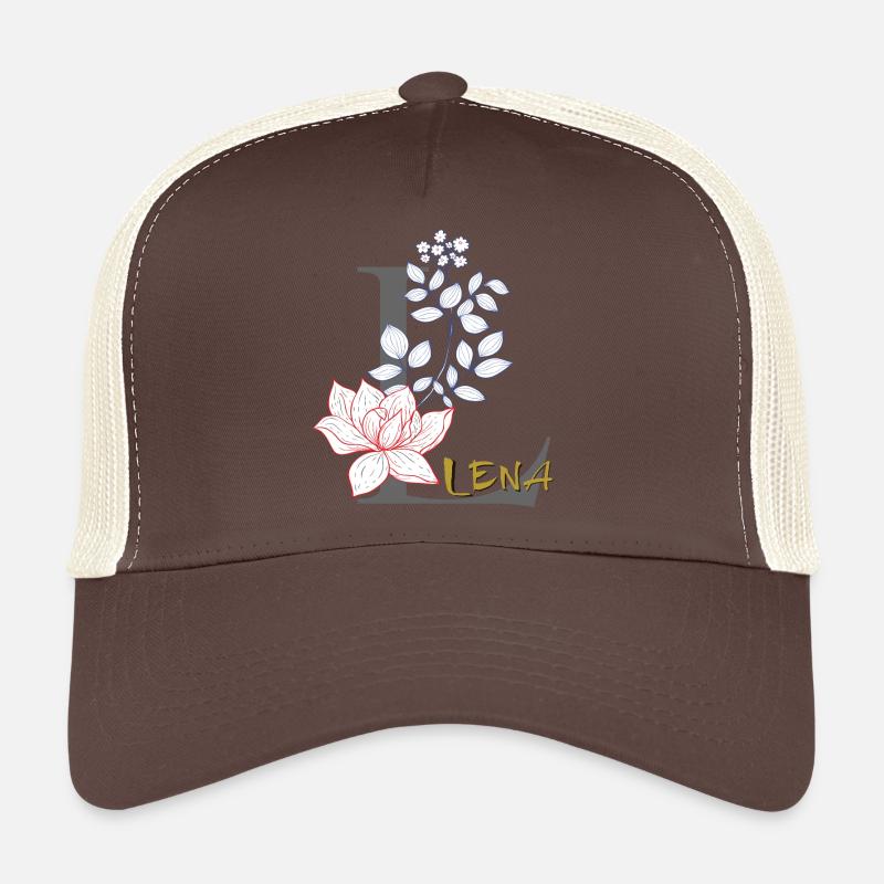Lettre initiale Lena Casquette trucker 
