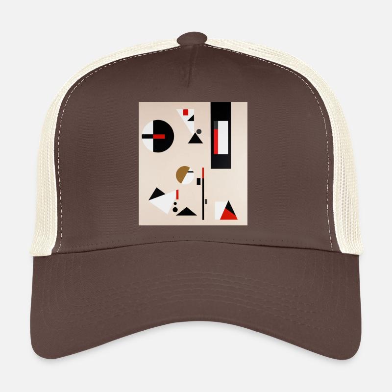 Abstract geometric composition Trucker Cap