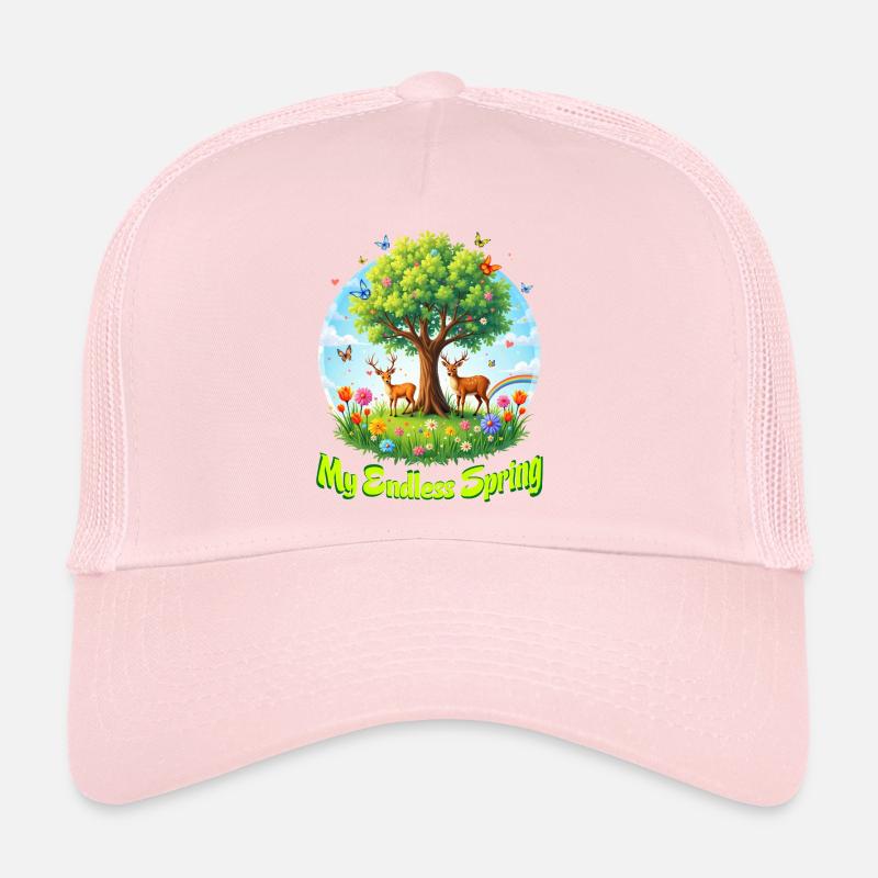 Mon printemps sans fin M Casquette trucker 