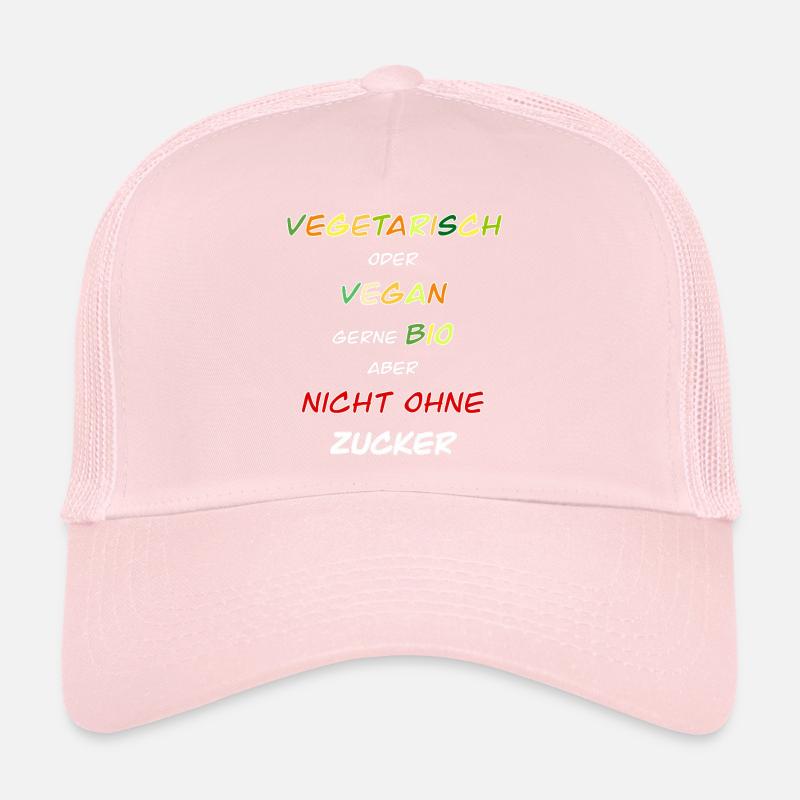 Végétarien, végétalien, bio de préférence ! Casquette trucker 