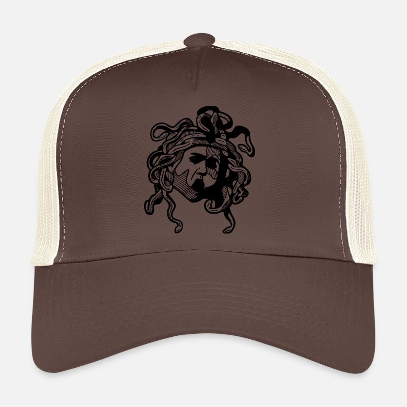 Tête de Méduse Caravage Casquette trucker 