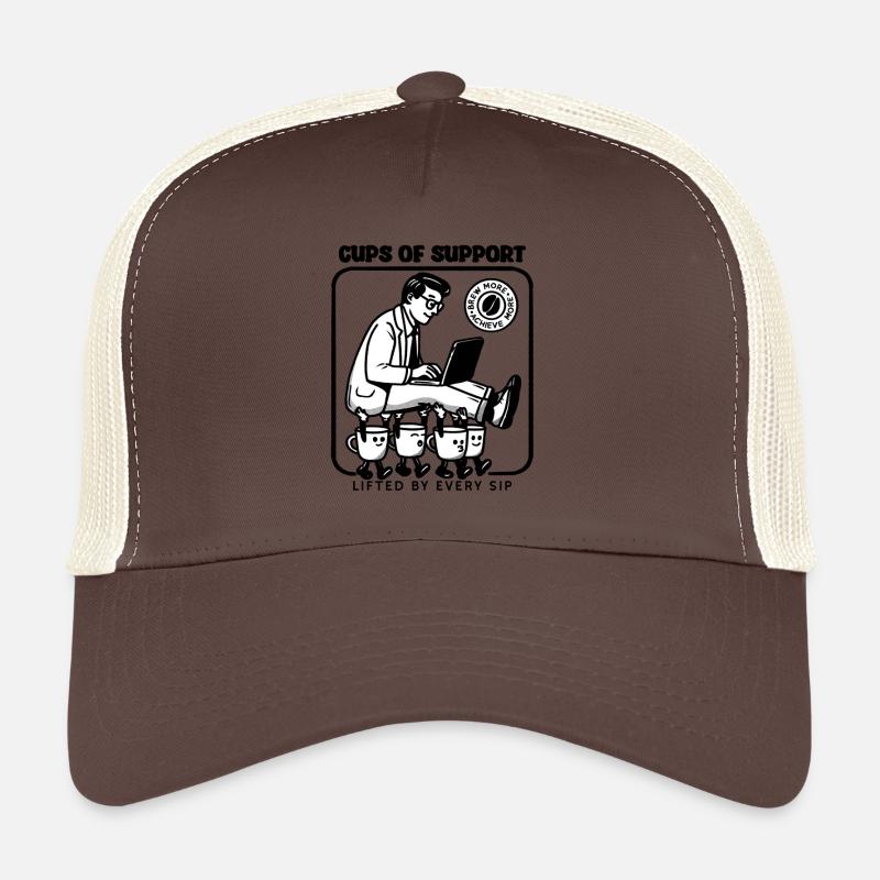 Becher der Unterstützung Trucker Cap