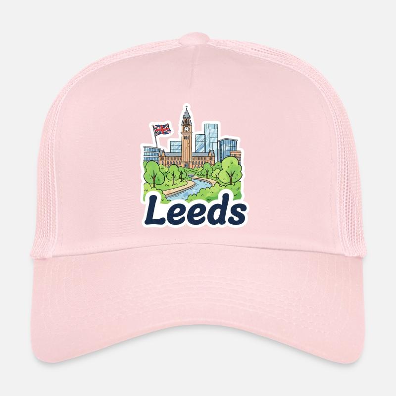 Bâtiment Leeds Skyline Parkinson Bâtiment Art Casquette trucker 