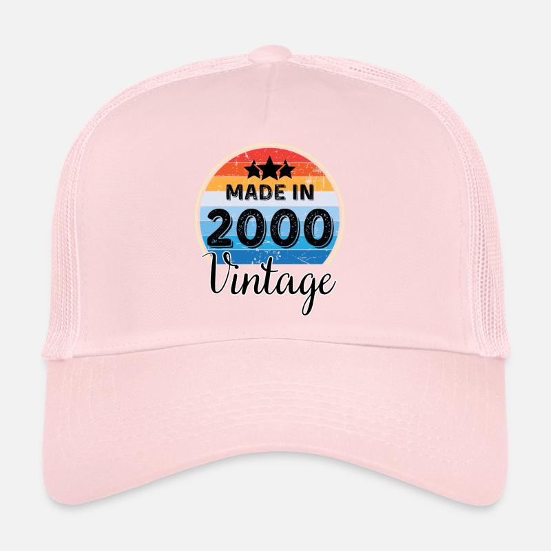 Made in 2000 Vintage Anniversary Trucker Cap