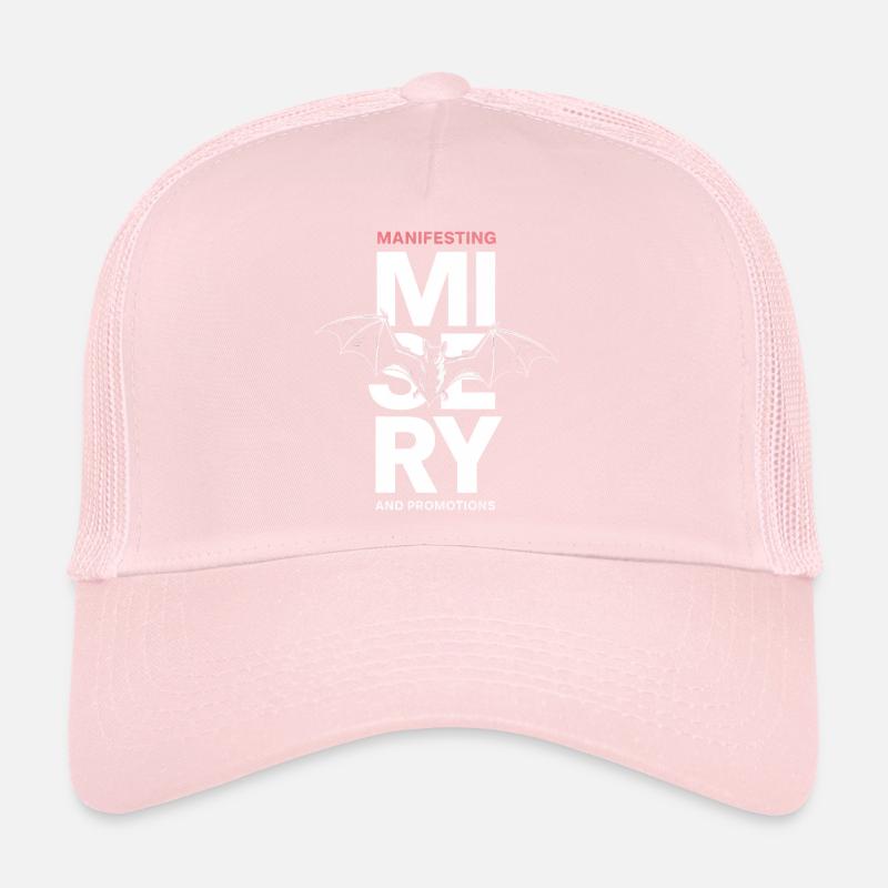 Manifesting Midnight Bat Trucker Cap