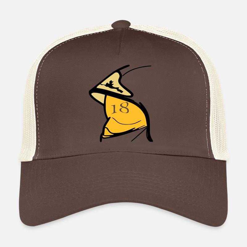 F1 yellow helmet visor 18 Trucker Cap