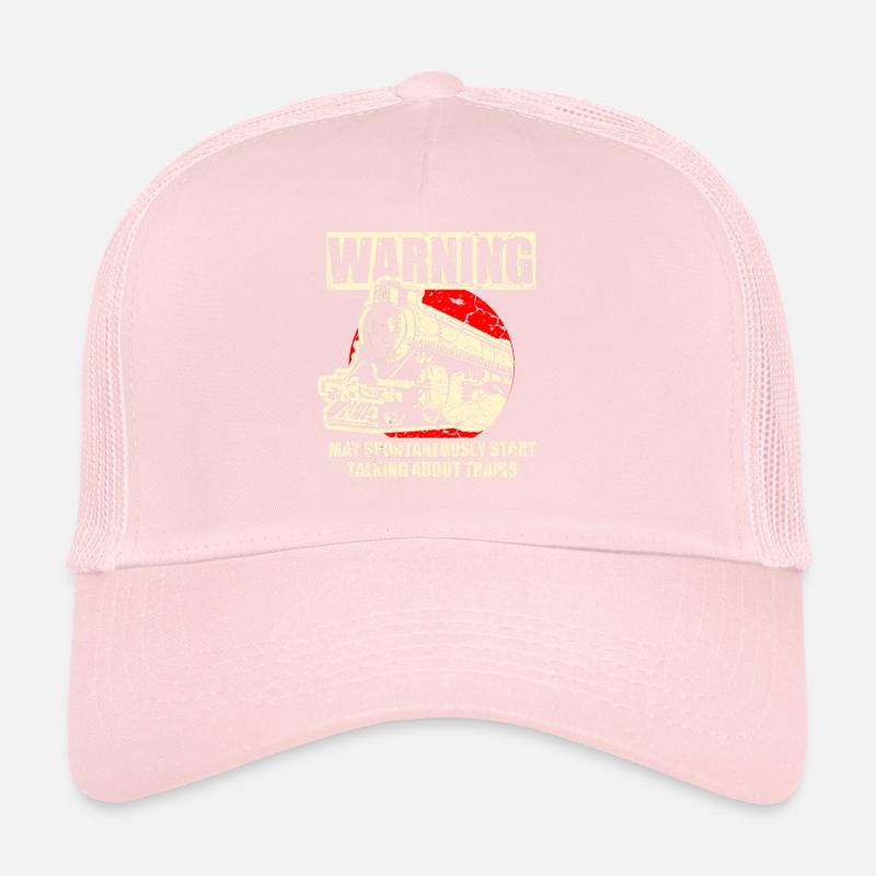 Chemin de fer ferroviaire ferroviaire rails Casquette trucker 