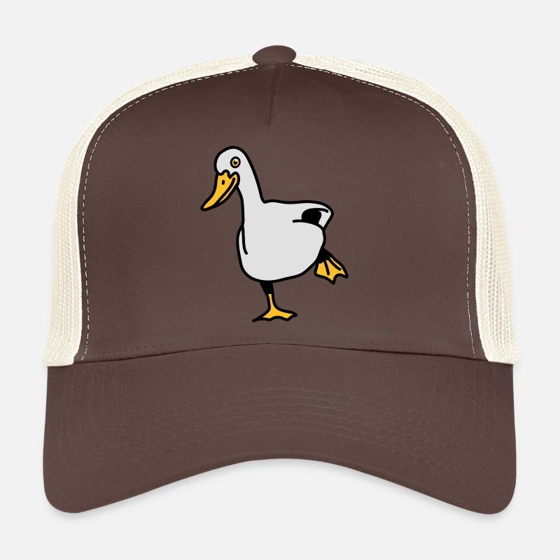 duck - Trucker Cap - brown/beige