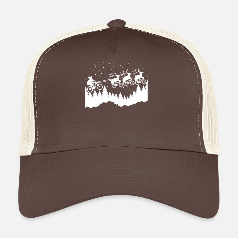 Noël à vélo Casquette trucker 