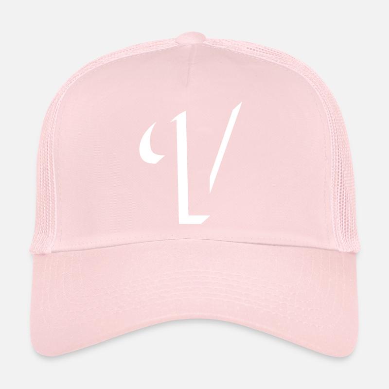 Lettre V, nom, la lettre V Casquette trucker 