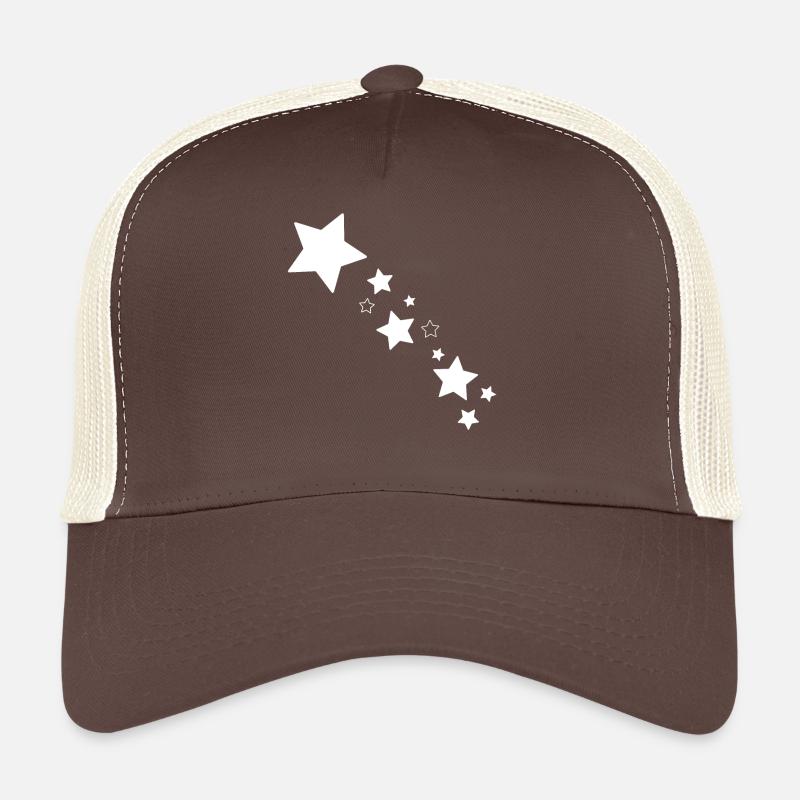 Stars Star Shooting Star - Trucker Cap - brown/beige