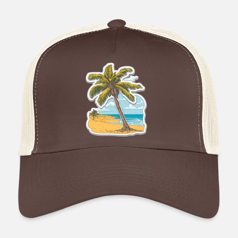 Rêve de palmier des mers du Sud Casquette trucker 