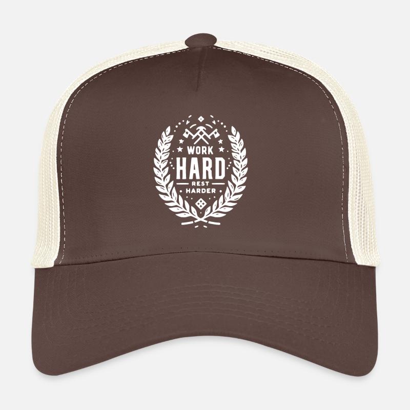 Work Hard Rest Harder Trucker Cap