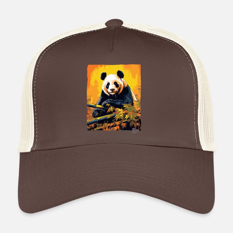 Panda dans la jungle Casquette trucker 