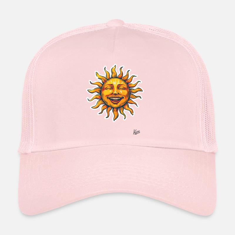 Soleil rétro vintage Casquette trucker 