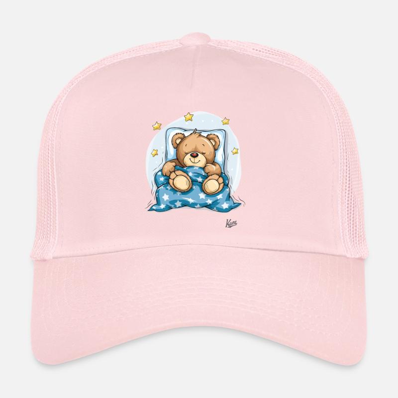 Endormi, mignon petit ours Casquette trucker 